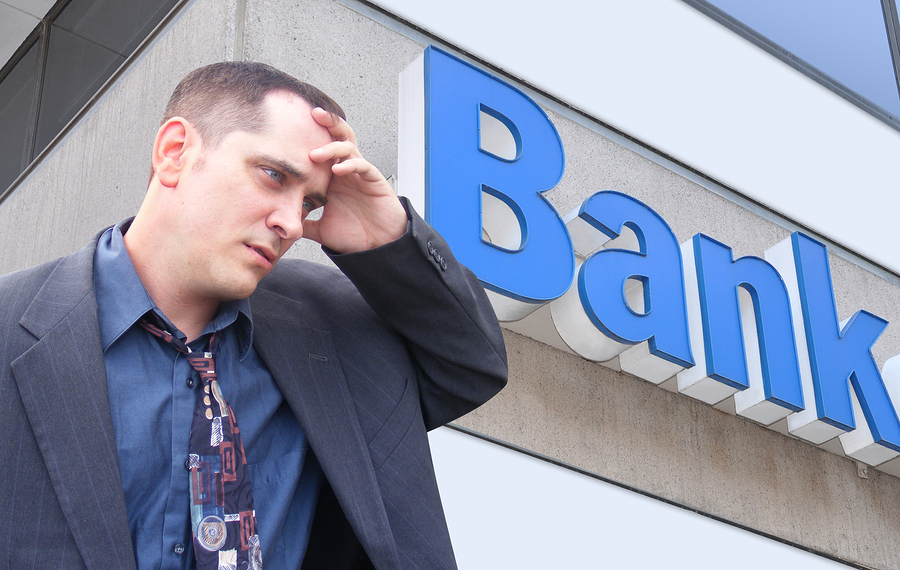 Customer turned down at bank for business loan due to bad credit