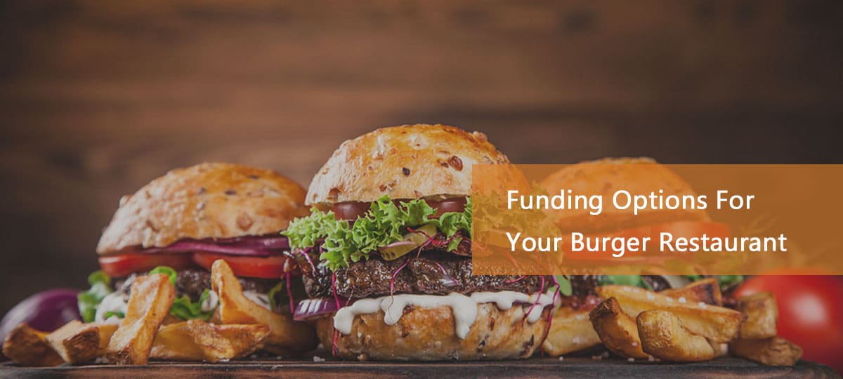 Tray of delicious burgers made possible due to a burger restaurant loan