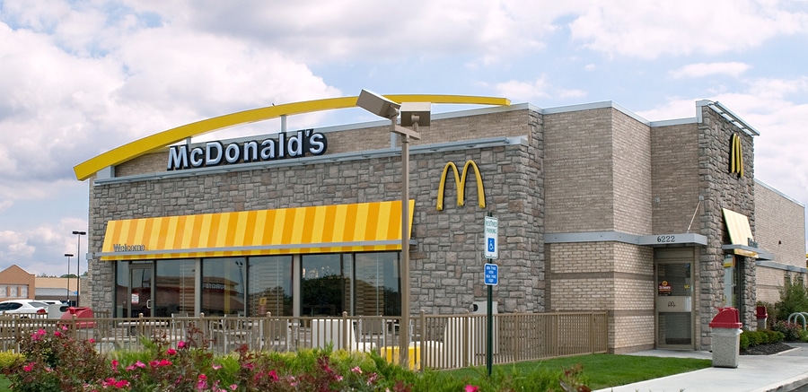 McDonald's restaurant franchise open due to a franchise business loan