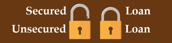 Open padlocks signifying a unsecured loan