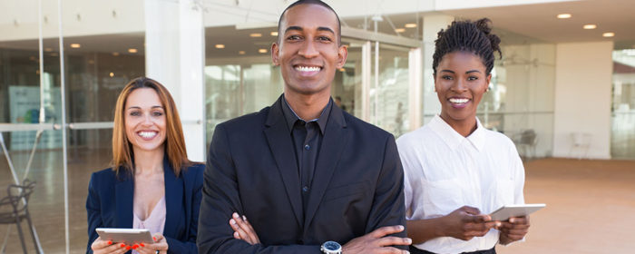 Group of 3 African-American Entrepreneurs 