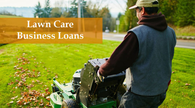 Man mowing lawn