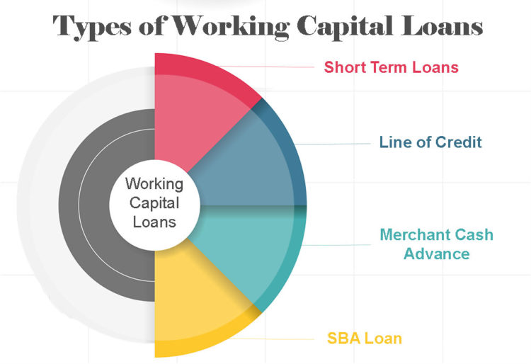 Types of working capital loans graphic